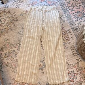Gap linen blend flowy pants